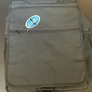 GNBI black messenger bag/shoulder bag NWT